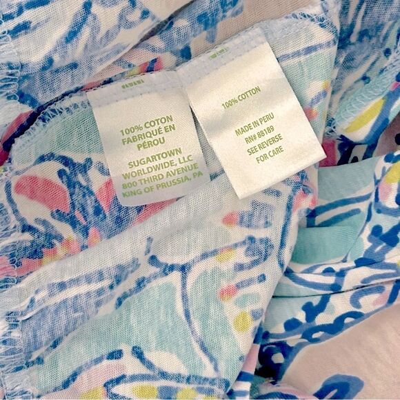 Lilly Pulitzer Girls “Got Your Back”Mini Loro Dress Size M 6/7 - Picture 5 of 7